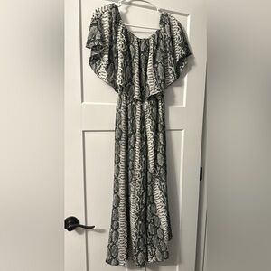 Buddy Love Josephine Serpent Off the shoulder Romper